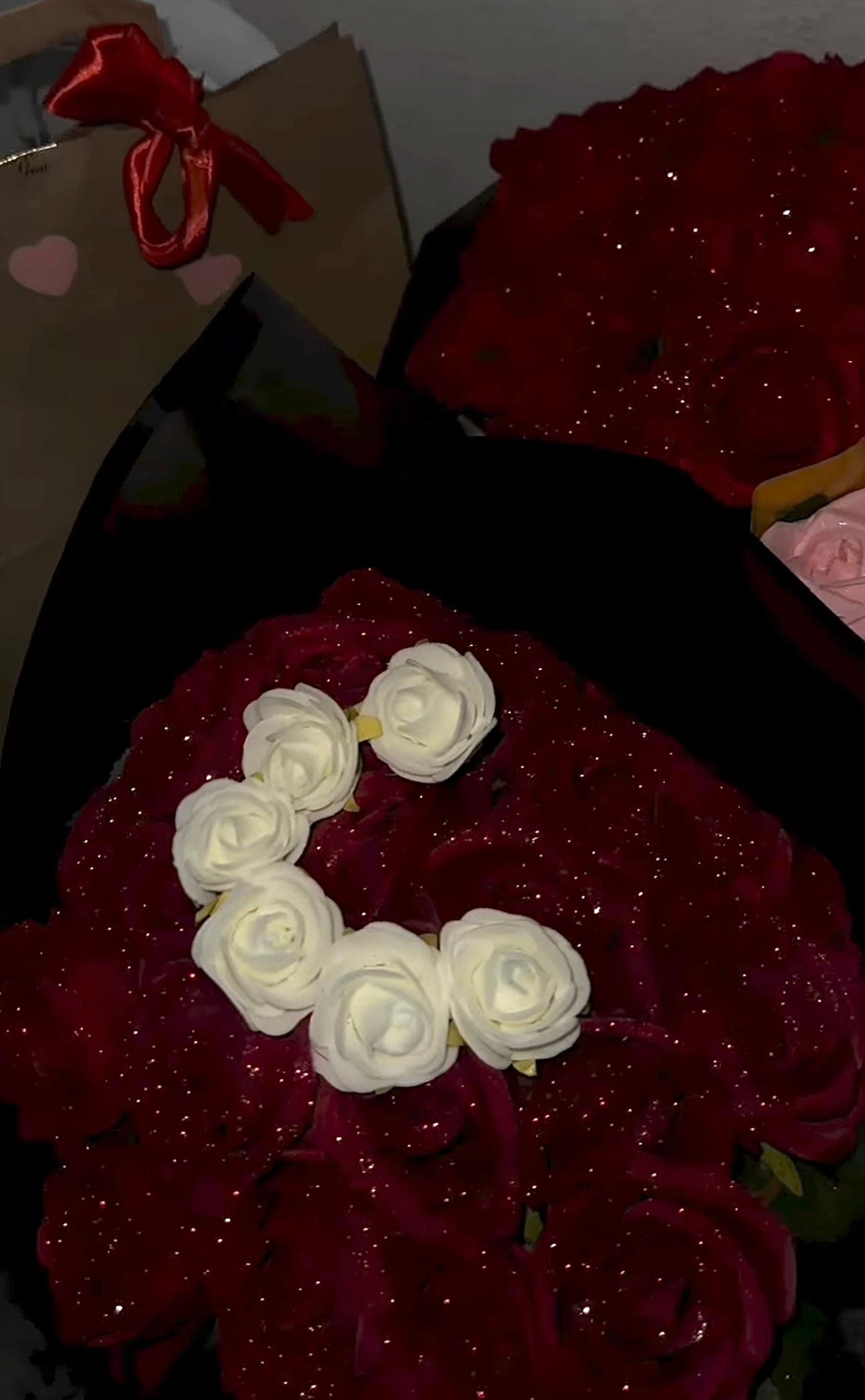 Bouquet lettre strass