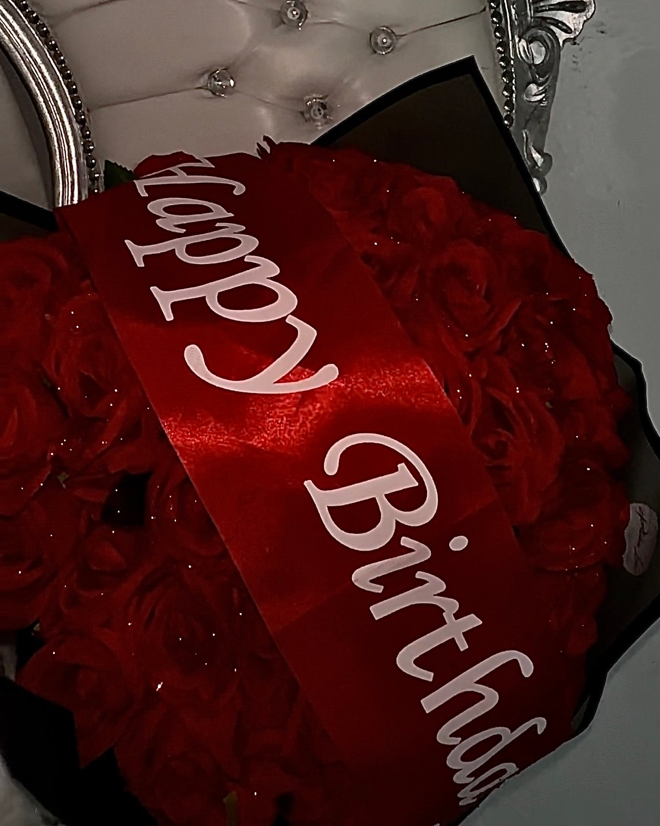 BOUQUET BIRTHDAY (100 roses artificielles)