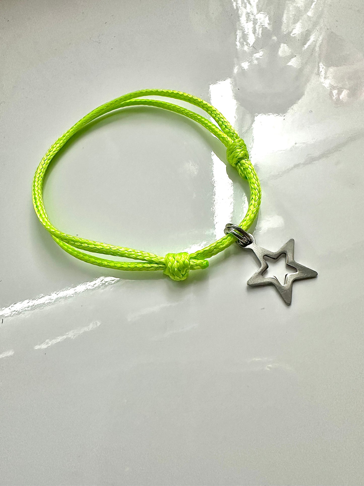 Bracelet cordon  étoile