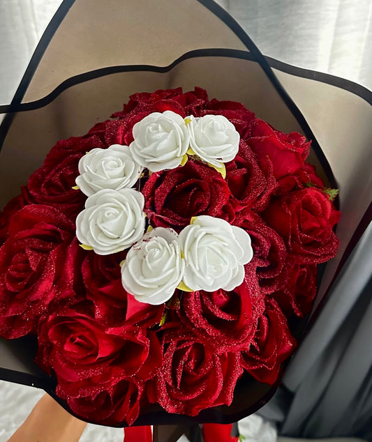 Bouquet lettre strass
