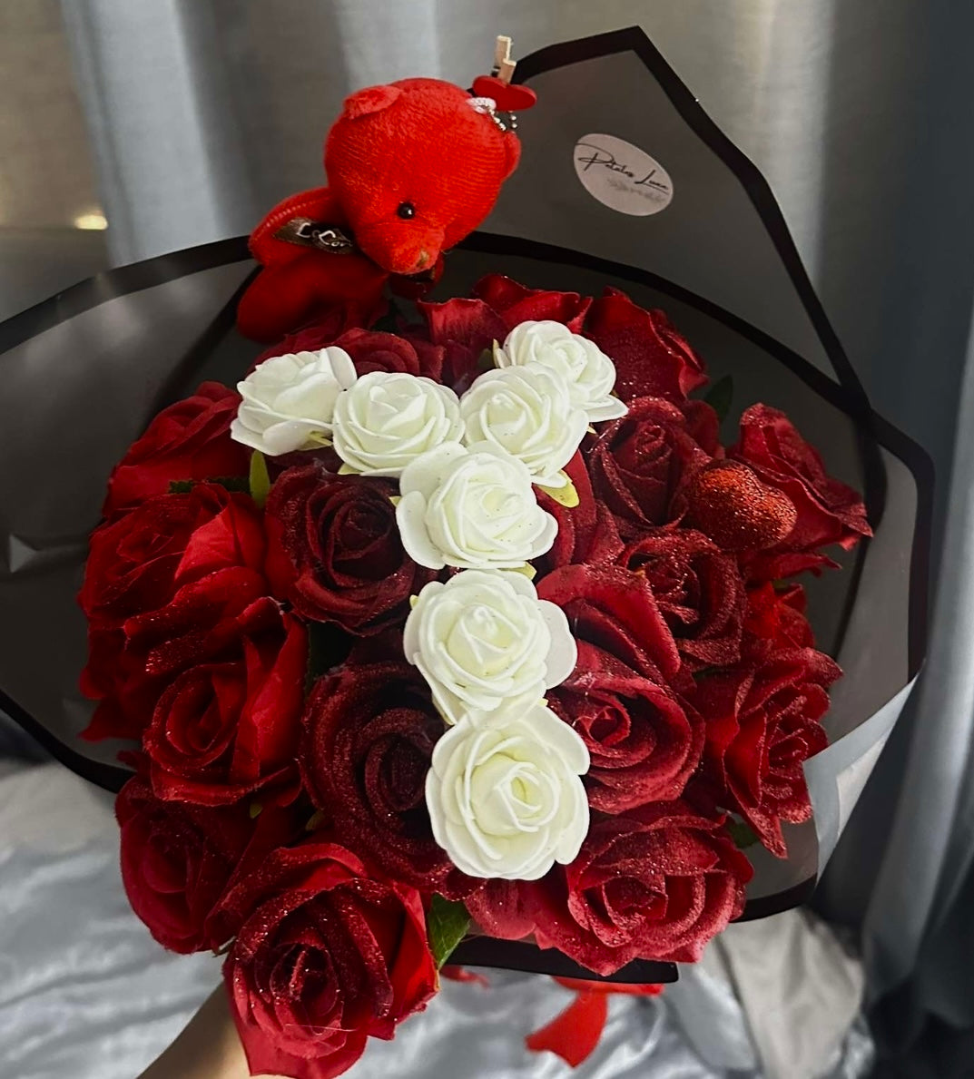 Bouquet lettre strass